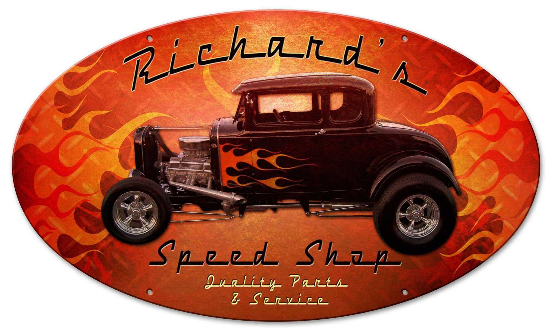 Speed Shop Hot Rod - Personalized