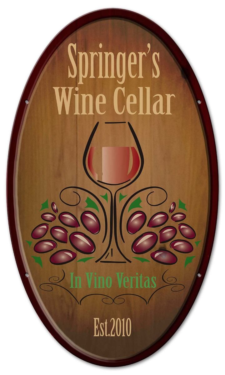 Wine Cellar Vintage Sign - Personalized