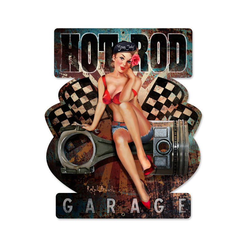 Hot Rod Garage Vintage Sign