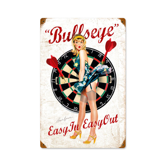 Bullseye Vintage Sign