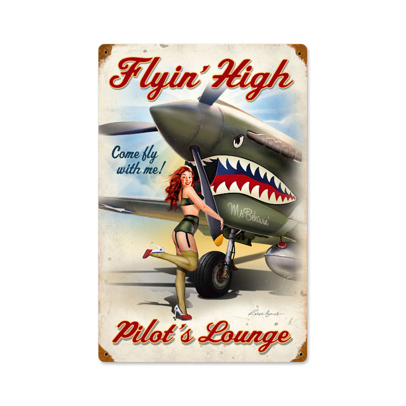 Flying High Vintage Sign