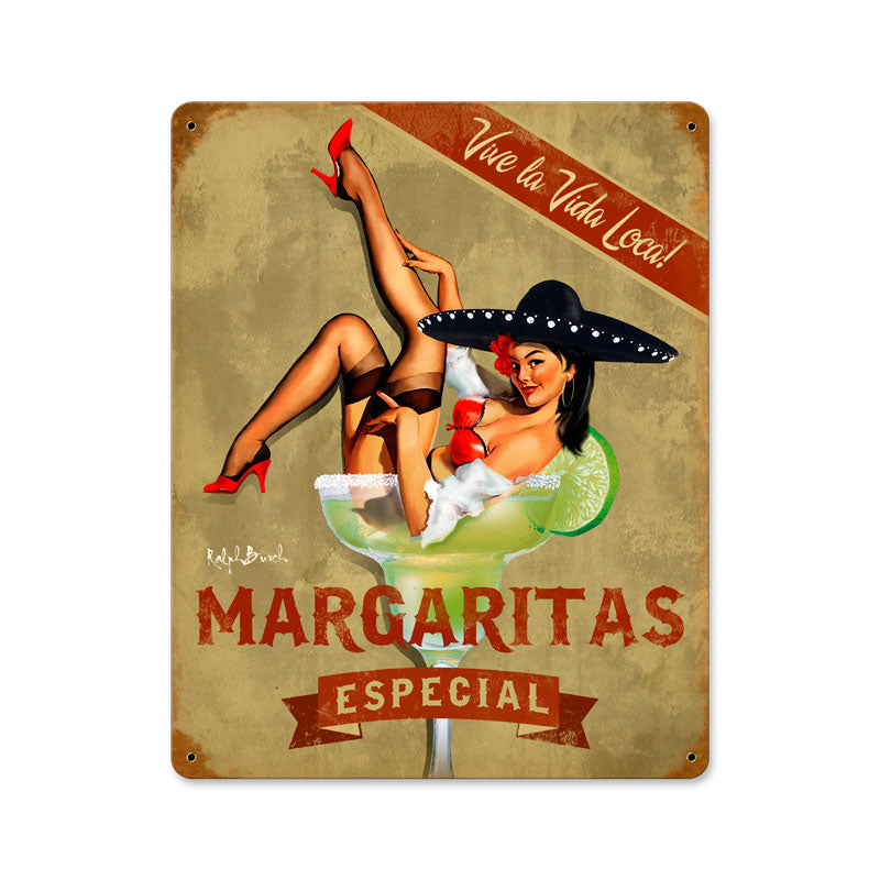 Margarita Especial Vintage Sign