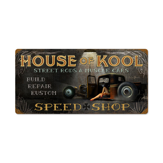 House Of Kool Vintage Sign