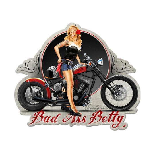 Bad Ass Betty Vintage Sign