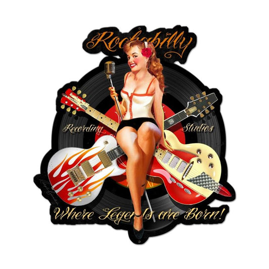 Rockabilly Recording Vintage Sign