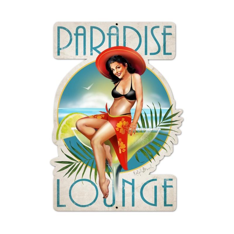 Paradise Lounge Vintage Sign