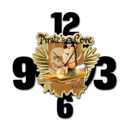 Pirates Cove Layered Clock