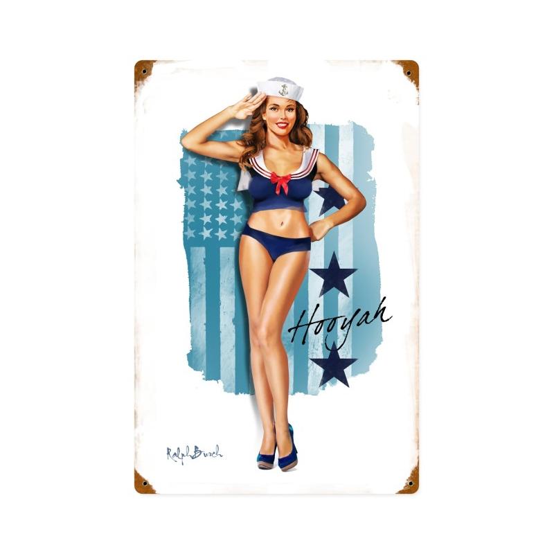 Navy Girl Vintage Sign