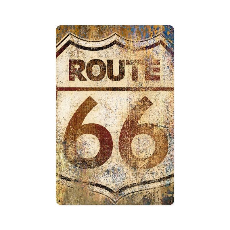 Route 66 Grunge Vintage Sign