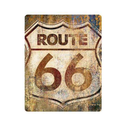 Route 66 Grunge Vintage Sign