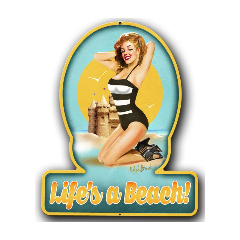 Life'S A Beach Vintage Sign