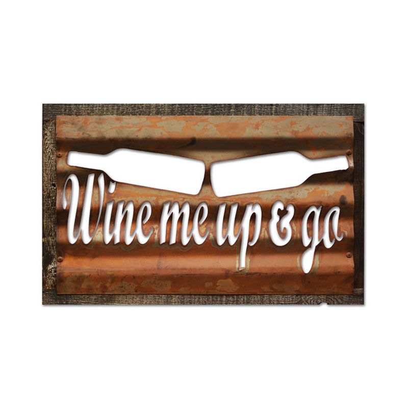 Wine Me Vintage Sign