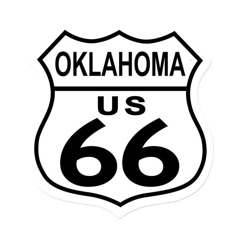 Route 66 Oklahoma Vintage Sign