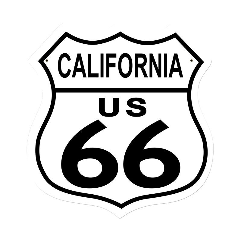 Route 66 California Vintage Sign
