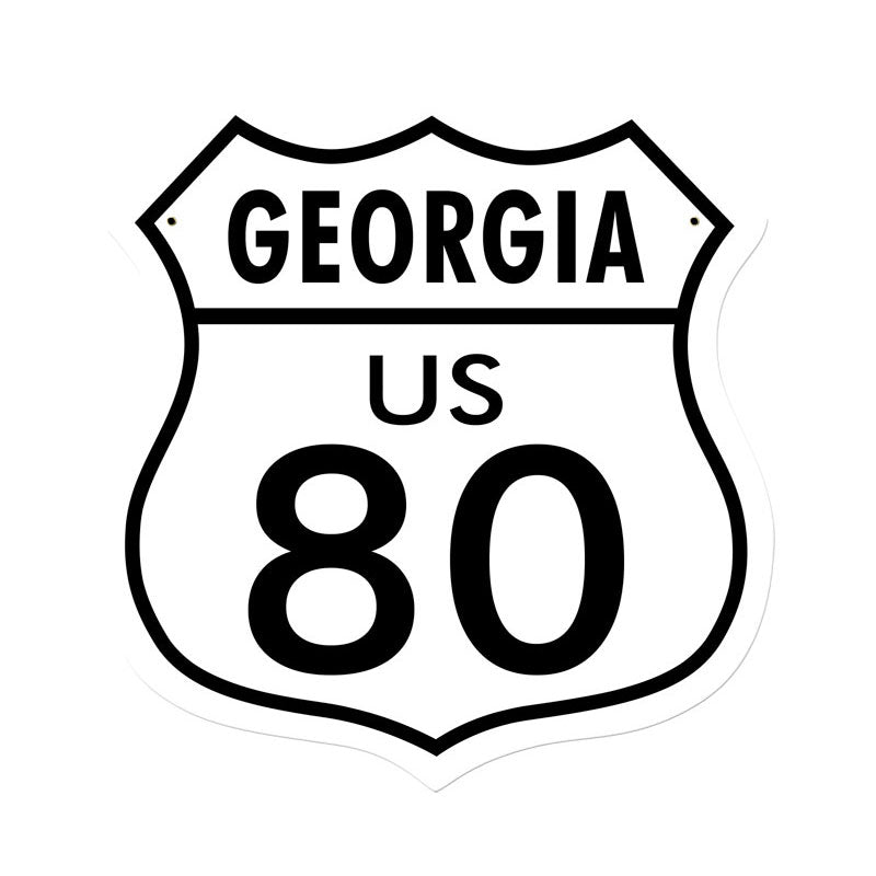 Georgia Us 80 Vintage Sign