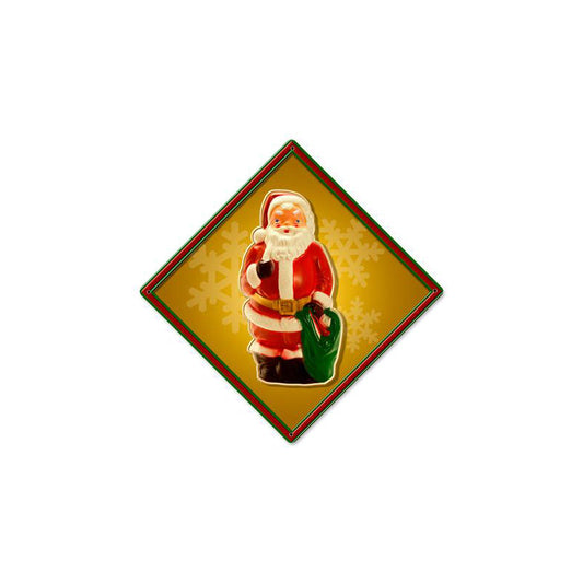 Santa Bag Vintage Sign