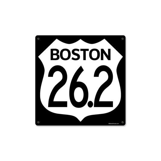 Marathon Boston Vintage Sign