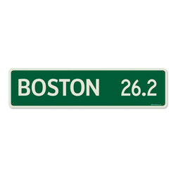 Mile Sign Boston Vintage Sign