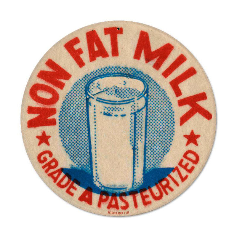 Nonfat Milk Vintage Sign