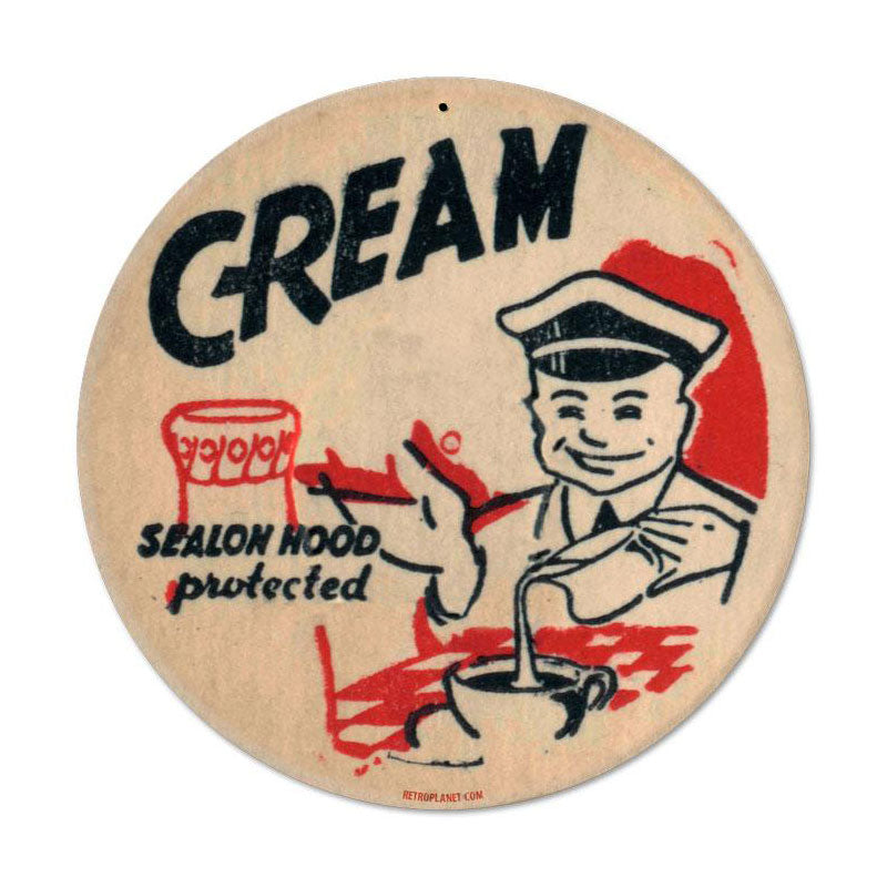 Cream Vintage Sign