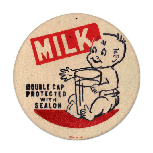 Baby Milk Vintage Sign