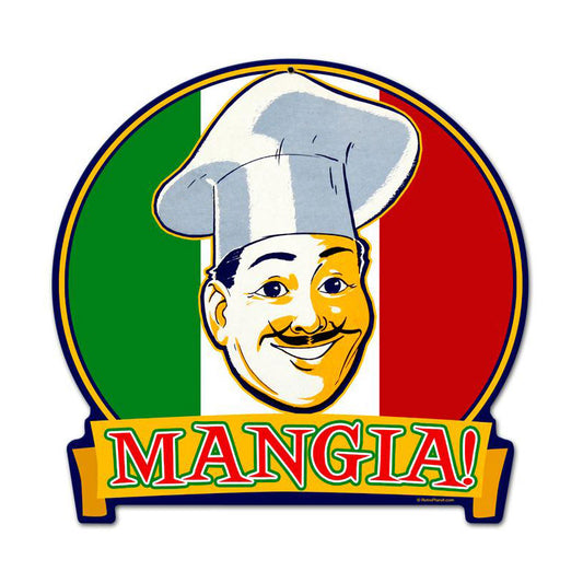 Mangia Vintage Sign