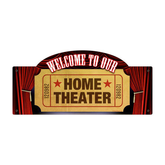 Home Theater Vintage Sign