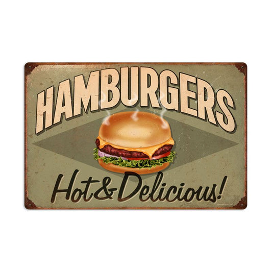 Hamburgers Vintage Sign