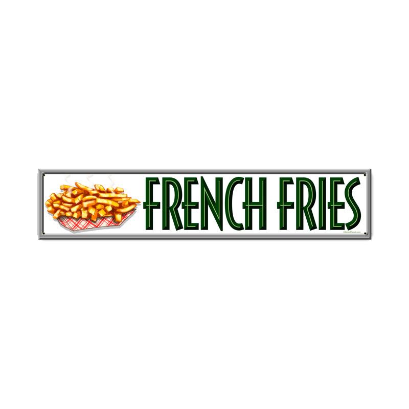 French Fries Vintage Sign