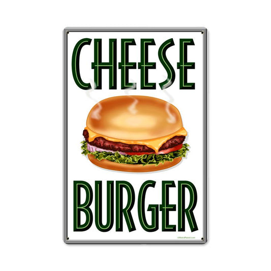 Cheese Burger Vintage Sign