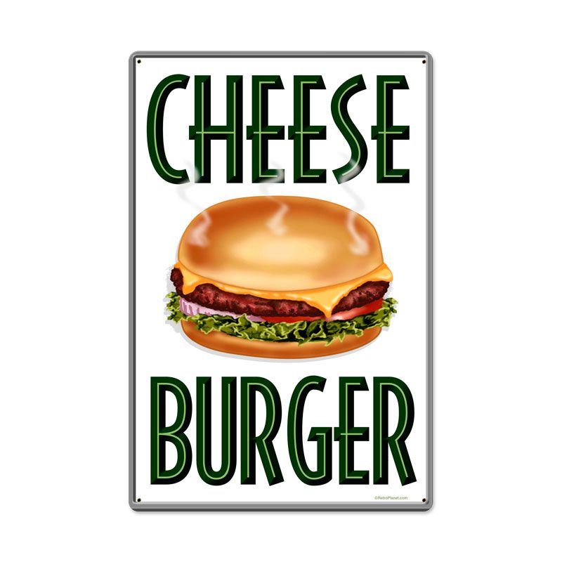 Cheese Burger Vintage Sign