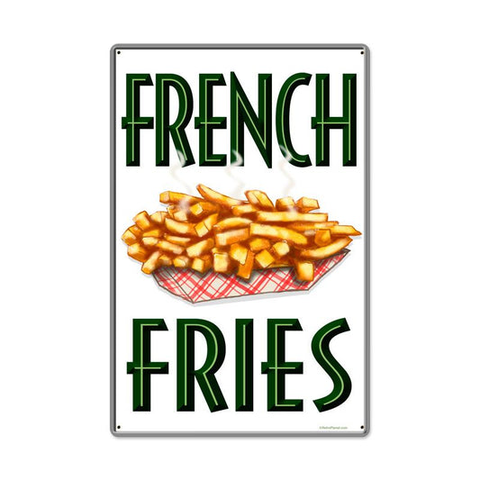 French Fries Vintage Sign