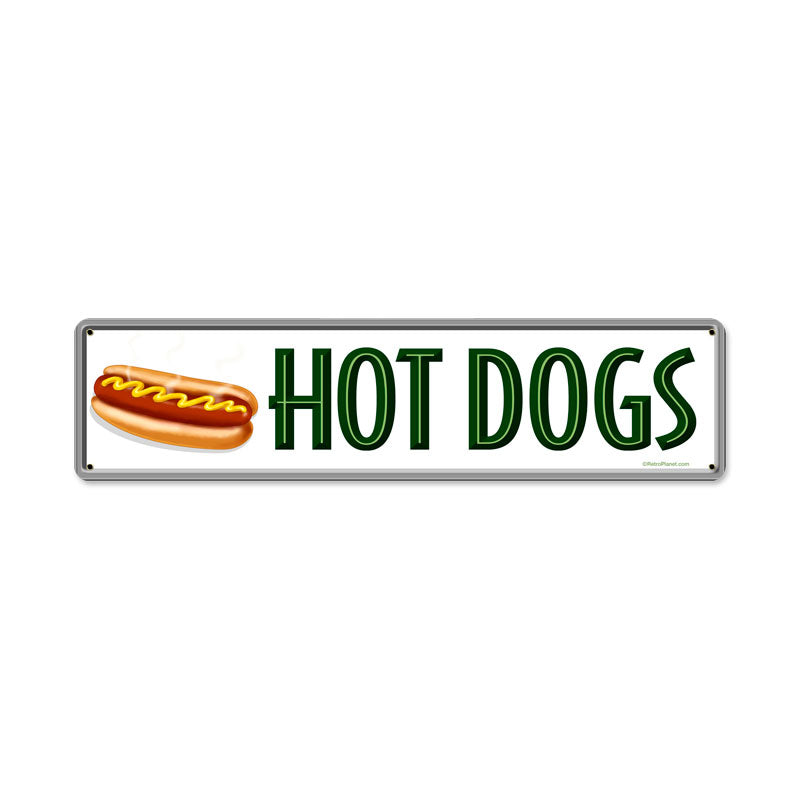 Hot Dogs Vintage Sign