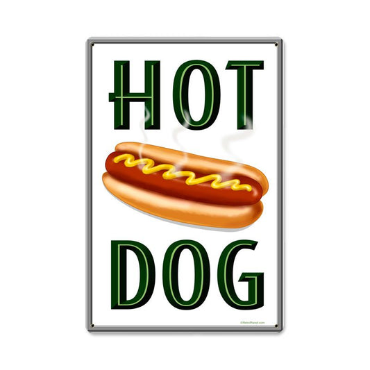 Hot Dogs Vintage Sign