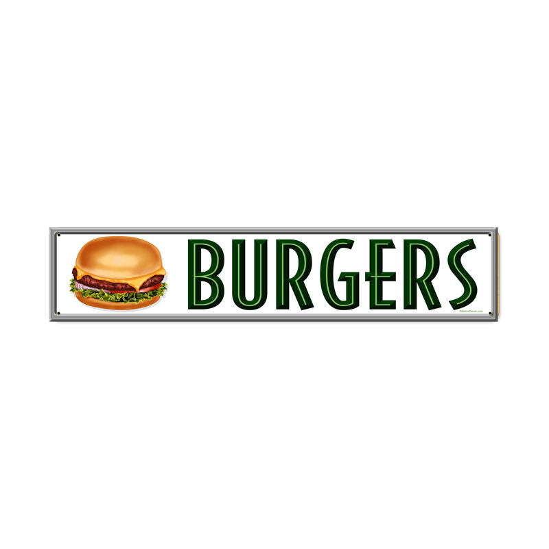 Burgers Vintage Sign