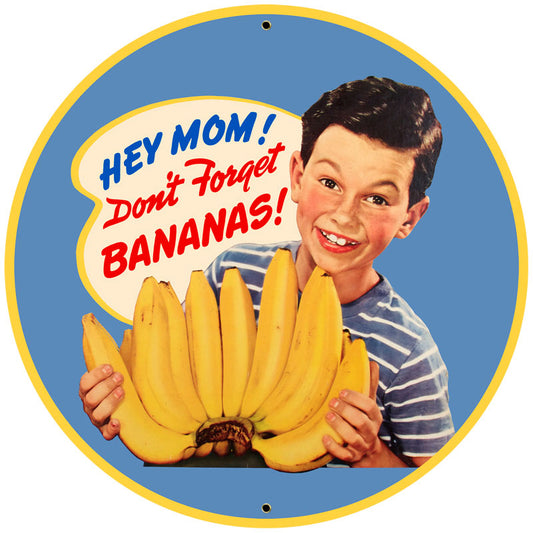 Bananas Vintage Sign