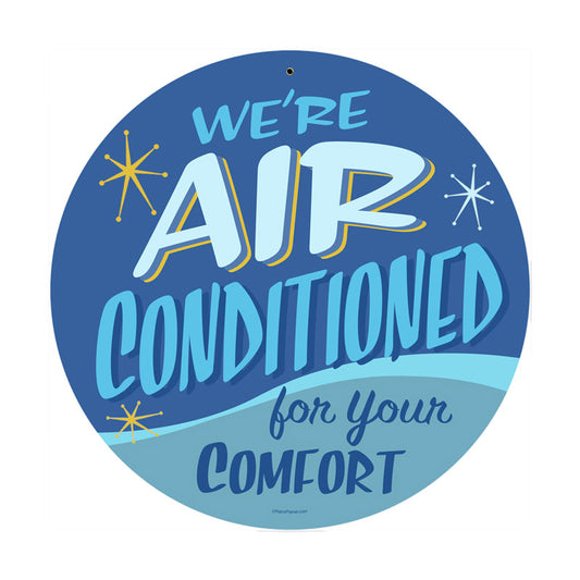 Air Conditioned Vintage Sign