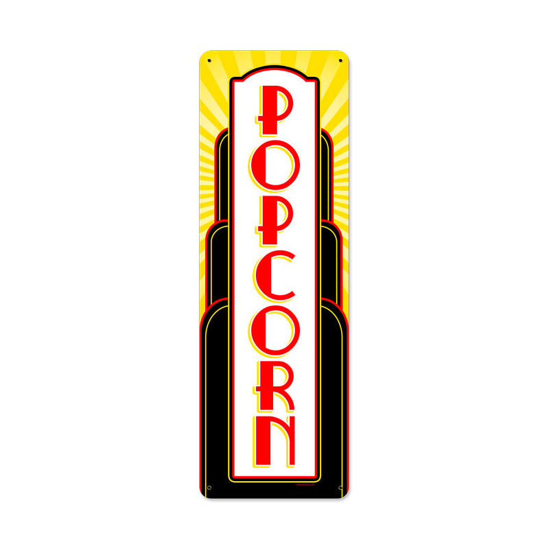 Popcorn Deco Vintage Sign