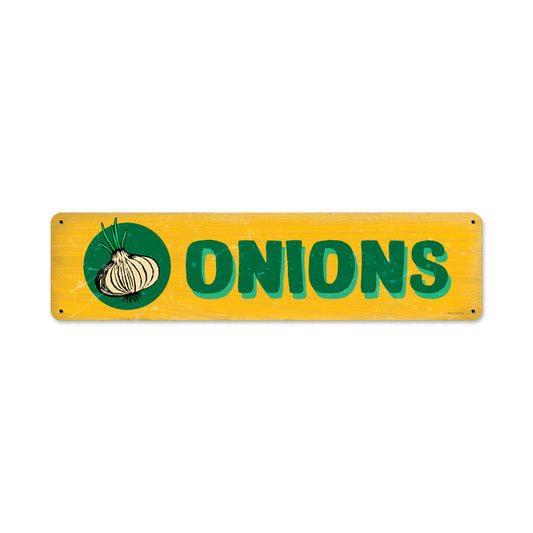 Onions Vintage Sign