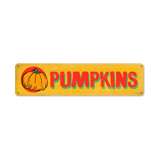 Pumpkins Vintage Sign