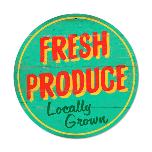 Fresh Produce Vintage Sign