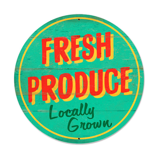 Fresh Produce Vintage Sign