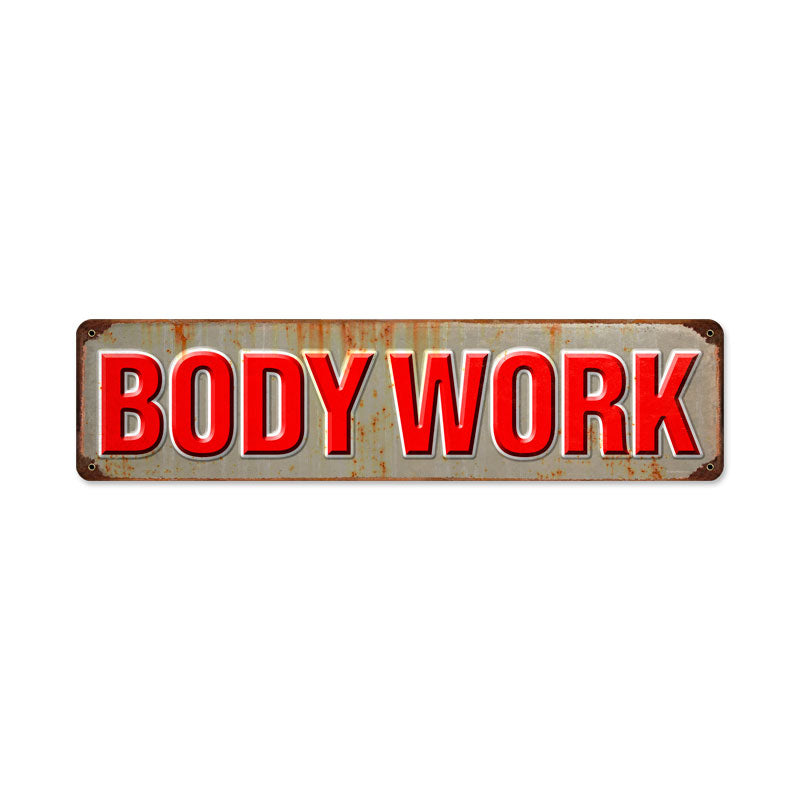 Body Work Vintage Sign