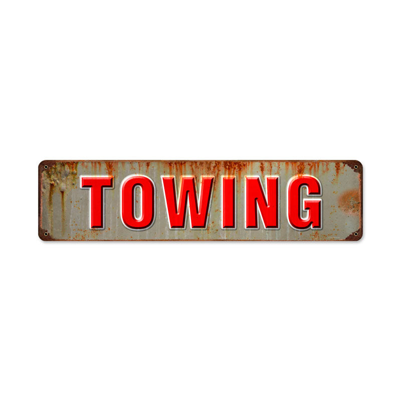 Towing Vintage Sign