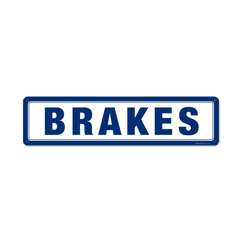 Brakes Vintage Sign