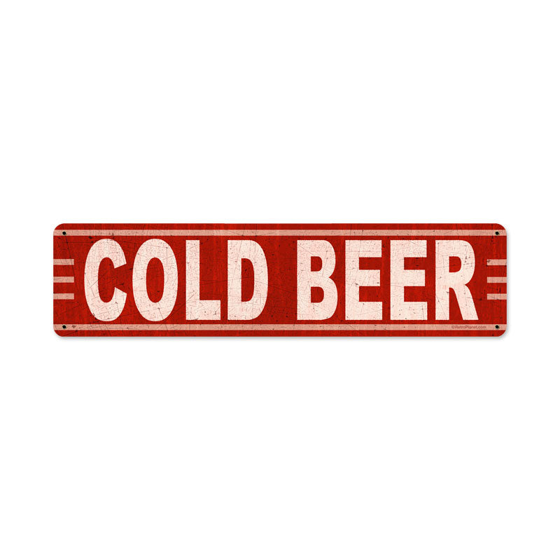 Cold Beer Vintage Sign