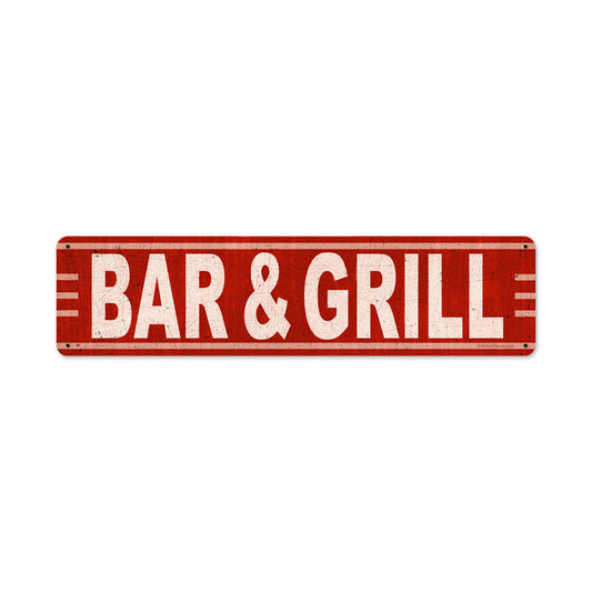 Bar Grill Vintage Sign