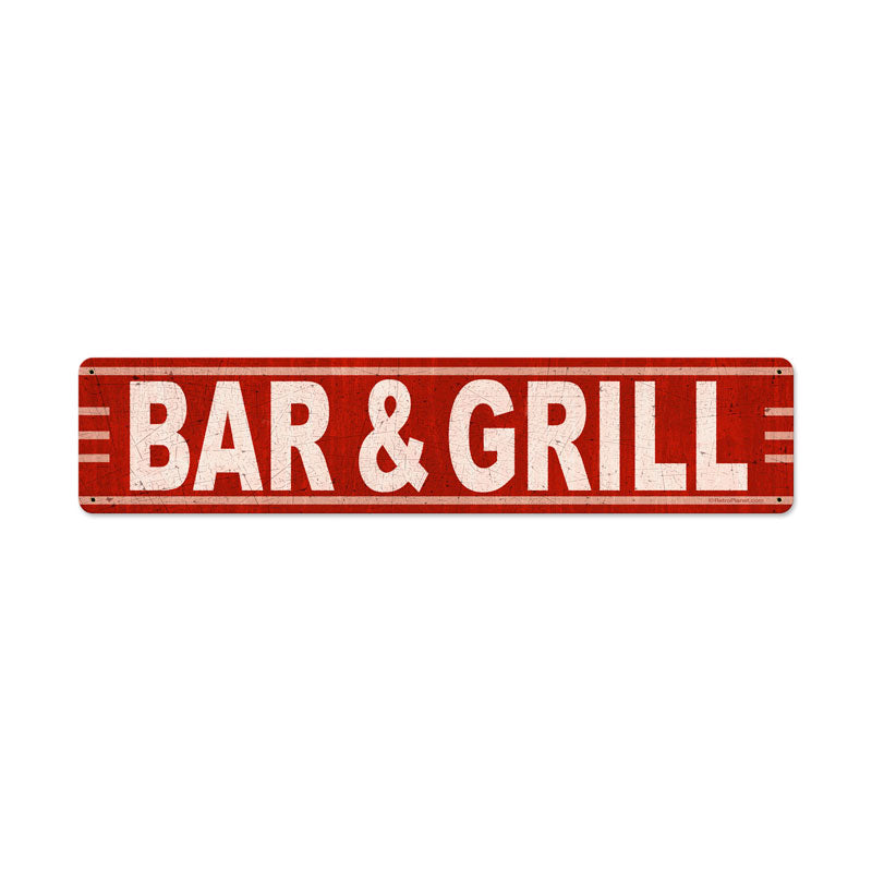 Bar Grill Vintage Sign