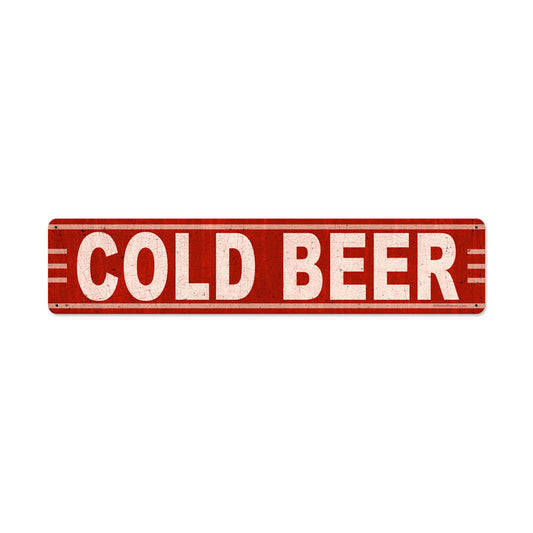 Cold Beer Vintage Sign