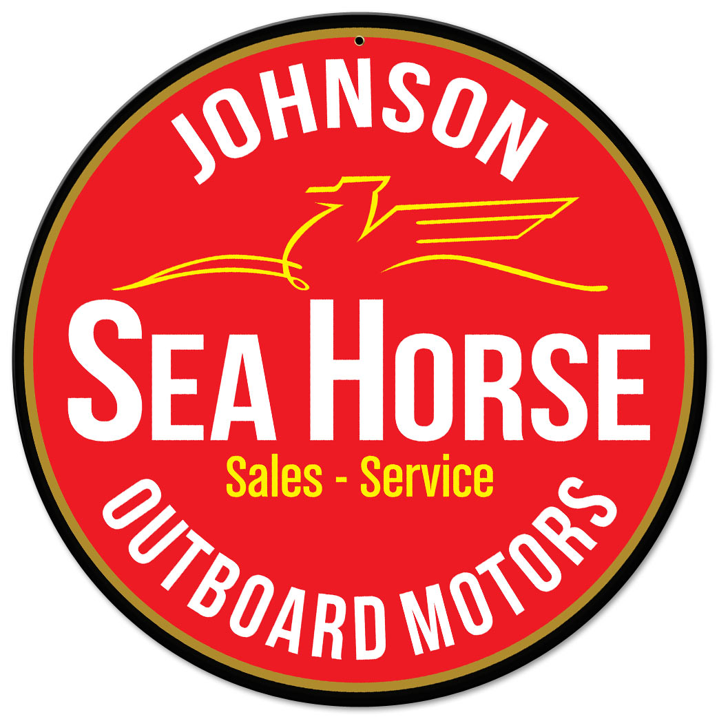 RR678 - SEA HORSE 14IN ROUND